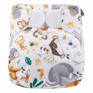 Uitwasbare zwemluier Wild animals klittenband