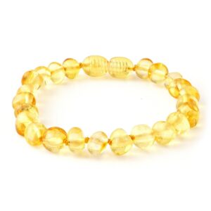 Barnsteen armband lemon