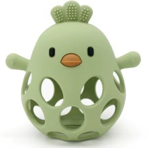 Silicone kuiken groen